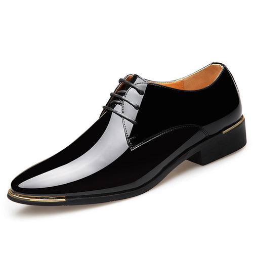 Chaussure Homme en Cuir Verni