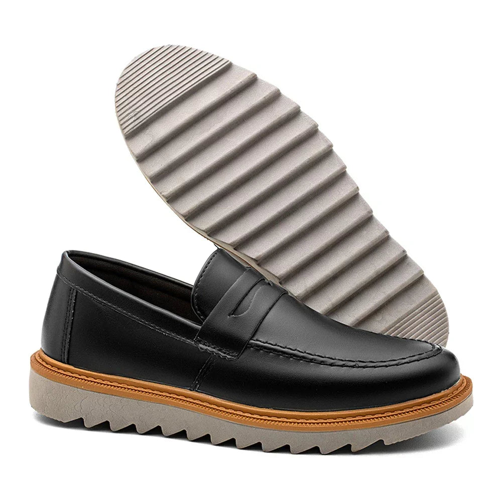 Mocassin Homme à Semelle Crantée – Style, Légèreté et Confort