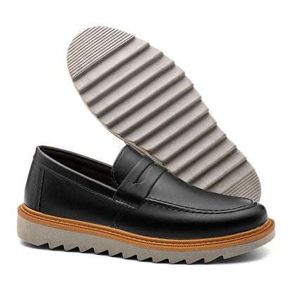 Mocassin Homme à Semelle Crantée – Style, Légèreté et Confort