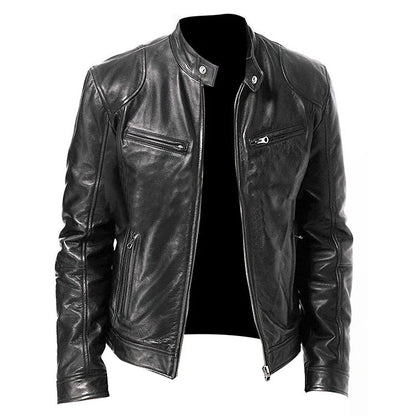 Veste en Cuir pour Homme Racer Bellvian - BL156